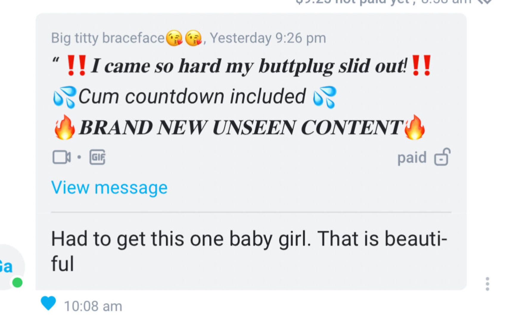 Photo by pizzapussypie published on July 25,2023 06:55:58 - BestThots